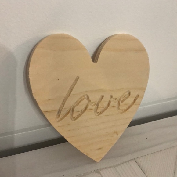 Monogrammed Heart Cutouts - Picture 3 of 4